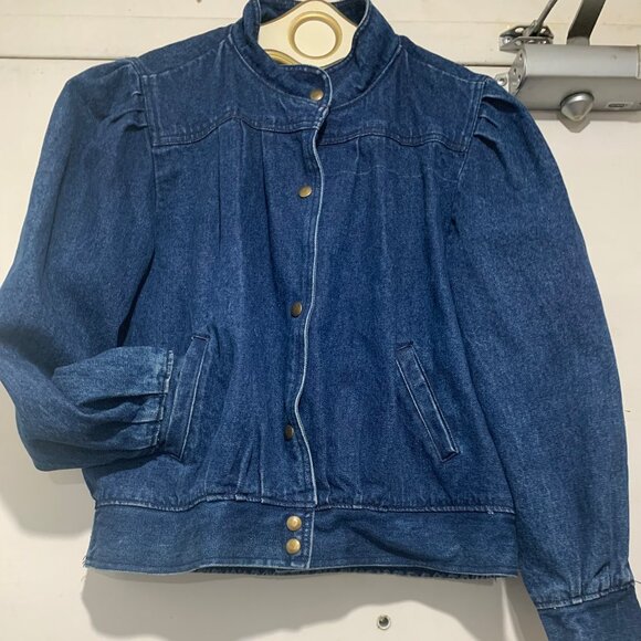 VINTAGE OUTERBLISS JEAN JACKETS SIZE L - Picture 7 of 9
